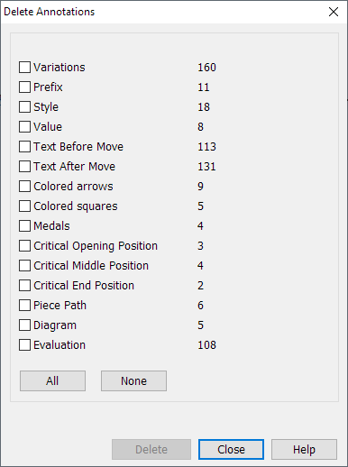 Delete-Annotations