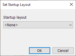 Set Startup Layout
